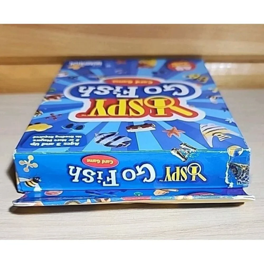 I Spy Go Fish Card Game 44 Jumbo Cards by Briarpatch 2014 Scholastic Ages 3 Plus